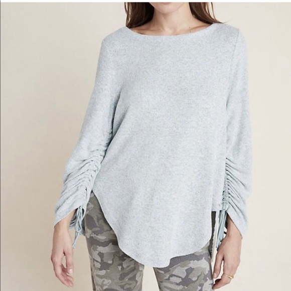 Anthropologie Saturday/Sunday Tenley Ruched Tunic - Picture 2 of 5